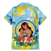 Personalised Fiji Mother's Day Family Matching Mermaid Dress and Hawaiian Shirt I Love You Mom DT04 - Polynesian Pride
