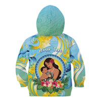 Personalised Fiji Mother's Day Kid Hoodie I Love You Mom DT04 - Polynesian Pride
