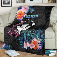 Hawaii Blanket Kanaka Maoli With Fish Hook