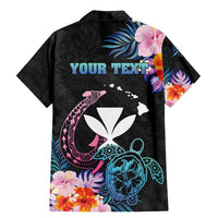 Personalised Hawaii Family Matching Mermaid Dress and Hawaiian Shirt Kanaka Maoli With Fish Hook DT04 - Polynesian Pride