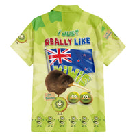 New Zealand Kiwi Family Matching Off The Shoulder Long Sleeve Dress and Hawaiian Shirt I Just Really Like Kiwis DT04 - Polynesian Pride