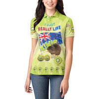 New Zealand Kiwi Women Polo Shirt I Just Really Like Kiwis DT04 - Polynesian Pride