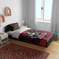 Hawaii Ikaika Warrior Bedding Set Hawaiian Tribal Tattoo