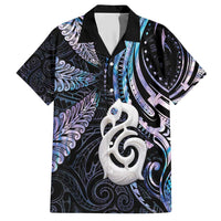 New Zealand Aotearoa Hawaiian Shirt Maori Hei Manaia Purple Paua Shell DT04 Purple - Polynesian Pride