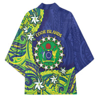 Cook Islands Language Week Kimono Flying Fish 15 Stars Tribal Patterns
