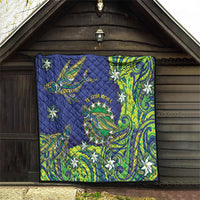 Cook Islands Language Week Quilt Flying Fish 15 Stars Tribal Patterns