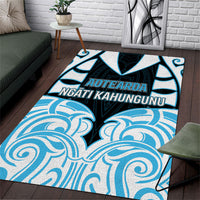Aotearoa Ngati Kahungunu Area Rug New Zealand Traditional Maori Pattern