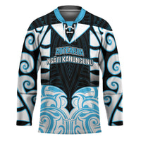 Custom Aotearoa Ngati Kahungunu Hockey Jersey New Zealand Traditional Maori Pattern