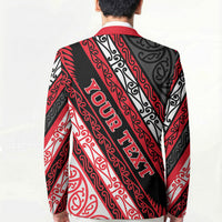 Personalised Aotearoa Te Arawa Blazer New Zealand Maori Tribal Fern Pattern
