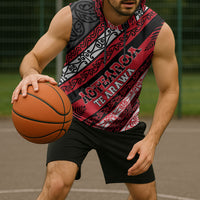Personalised Aotearoa Te Arawa Sleeveless Hoodie New Zealand Maori Tribal Fern Pattern