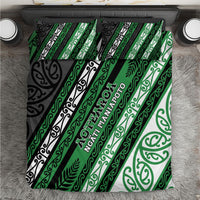 Aotearoa Ngati Maniapoto Bedding Set New Zealand Maori Tribal Fern Pattern