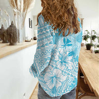 Hawaii Kanaka Maoli Women Casual Shirt Polynesian Turtle Tattoo