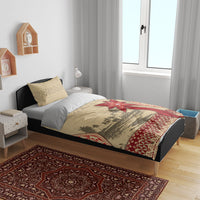 Tonga Language Week Bedding Set Tribal Cross Ngatu Floral Pattern DT05 - Polynesian Pride