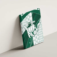Hawaii Volleyball Canvas Wall Art Shaka Aloha Hand