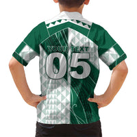 Custom Hawaii Volleyball Family Matching Off Shoulder Short Dress and Hawaiian Shirt Shaka Aloha Hand DT05 - Polynesian Pride