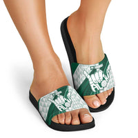 Hawaii Volleyball Slide Sandals Shaka Aloha Hand