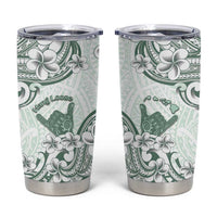 Aloha Hawaii Shaka Tumbler Cup Hang Loose Mint Version - Polynesian Pride