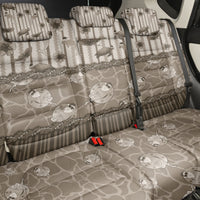 Hawaii Christmas In July Back Car Seat Cover Beige Mele Kalikimaka Sea Animals DT05 - Polynesian Pride
