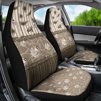Hawaii Christmas In July Car Seat Cover Beige Mele Kalikimaka Sea Animals DT05 - Polynesian Pride