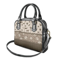 Hawaii Christmas In July Shoulder Handbag Beige Mele Kalikimaka Sea Animals