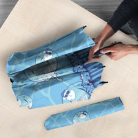 Hawaii Christmas In July Umbrella Sky Blue Mele Kalikimaka Sea Animals
