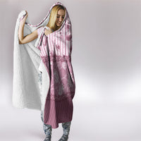 Hawaii Christmas In July Hooded Blanket Dusty Pink Mele Kalikimaka Sea Animals DT05 - Polynesian Pride