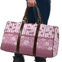 Hawaii Christmas In July Travel Bag Dusty Pink Mele Kalikimaka Sea Animals DT05 - Polynesian Pride