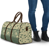 Hawaii Christmas In July Travel Bag Olive Green Mele Kalikimaka Sea Animals DT05 - Polynesian Pride
