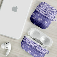 Hawaii Christmas In July AirPods Case Amethyst Purple Mele Kalikimaka Sea Animals DT05 - Polynesian Pride