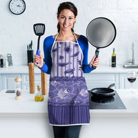 Hawaii Christmas In July Apron Amethyst Purple Mele Kalikimaka Sea Animals