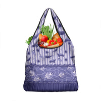 Hawaii Christmas In July Grocery Bag Amethyst Purple Mele Kalikimaka Sea Animals DT05 1-pack One Size Purple - Polynesian Pride