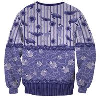 Hawaii Christmas In July Sweatshirt Amethyst Purple Mele Kalikimaka Sea Animals