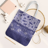 Hawaii Christmas In July Tote Bag Amethyst Purple Mele Kalikimaka Sea Animals DT05 White Strap One Size Purple - Polynesian Pride