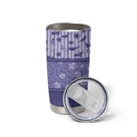 Hawaii Christmas In July Tumbler Cup Amethyst Purple Mele Kalikimaka Sea Animals DT05 - Polynesian Pride