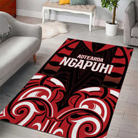 Aotearoa Ngapuhi Area Rug Maori Pattern New Zealand - Polynesian Pride