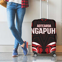 Aotearoa Ngapuhi Luggage Cover Maori Pattern New Zealand - Polynesian Pride