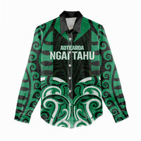 Custom Aotearoa Ngai Tahu Women Casual Shirt Maori Pattern New Zealand - Polynesian Pride