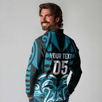 Custom Aotearoa Ngati Porou Long Sleeve Polo Shirt Maori Pattern New Zealand DT05 - Polynesian Pride
