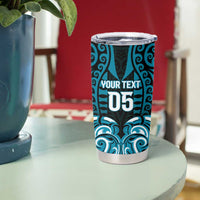 Custom Aotearoa Ngati Porou Tumbler Cup Maori Pattern New Zealand - Polynesian Pride