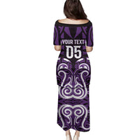 Custom Aotearoa Rangitane Family Matching Puletasi and Hawaiian Shirt Maori Pattern New Zealand - Polynesian Pride