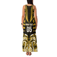 Custom Aotearoa Taranaki Family Matching Tank Maxi Dress and Hawaiian Shirt Maori Pattern New Zealand DT05 - Polynesian Pride