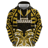 Custom Aotearoa Taranaki Hoodie Maori Pattern New Zealand - Polynesian Pride