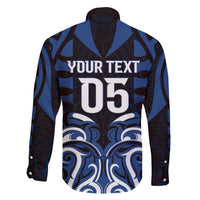 Custom Aotearoa Ngati Tuwharetoa Family Matching Off The Shoulder Long Sleeve Dress and Hawaiian Shirt Maori Pattern New Zealand DT05 - Polynesian Pride