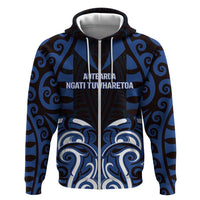 Custom Aotearoa Ngati Tuwharetoa Hoodie Maori Pattern New Zealand - Polynesian Pride