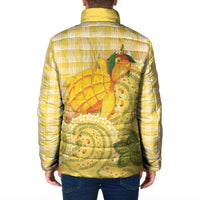 Hawaii Palaka Padded Jacket Cute Ripe Mango Turtle On The Waves DT05 - Polynesian Pride