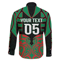 Custom Aotearoa Ngati Hine Family Matching Off Shoulder Maxi Dress and Hawaiian Shirt Maori Pattern New Zealand DT05 - Polynesian Pride