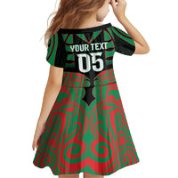 Custom Aotearoa Ngati Hine Family Matching Summer Maxi Dress and Hawaiian Shirt Maori Pattern New Zealand DT05 - Polynesian Pride