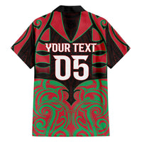 Custom Aotearoa Tuhoe Family Matching Tank Maxi Dress and Hawaiian Shirt Maori Pattern New Zealand DT05 - Polynesian Pride