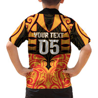 Custom Aotearoa Waikato Family Matching Tank Maxi Dress and Hawaiian Shirt Maori Pattern New Zealand DT05 - Polynesian Pride