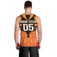Custom Aotearoa Waikato Men Tank Top Maori Pattern New Zealand - Polynesian Pride